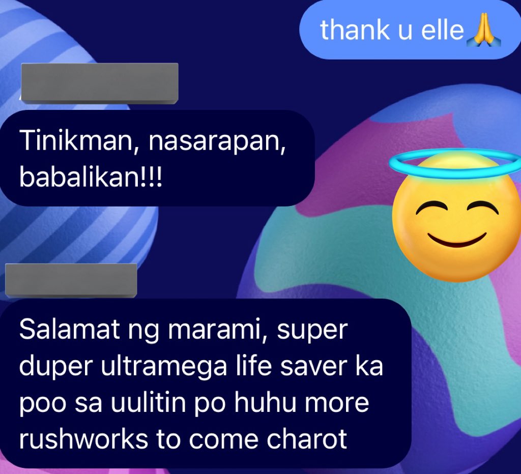 xjinminbts's tweet photo. vouching for @elledotcomms ! #elleworks
impressed kmi ng groupmates ko with the comms! SUPER rushed sya and super gabi na, the quality did not disappoint ! the rates is also affordable for students ! thank u so much elle, til next transaction ❤
+ feedback ng groupmates ko https://t.co/HOdrMclKEG