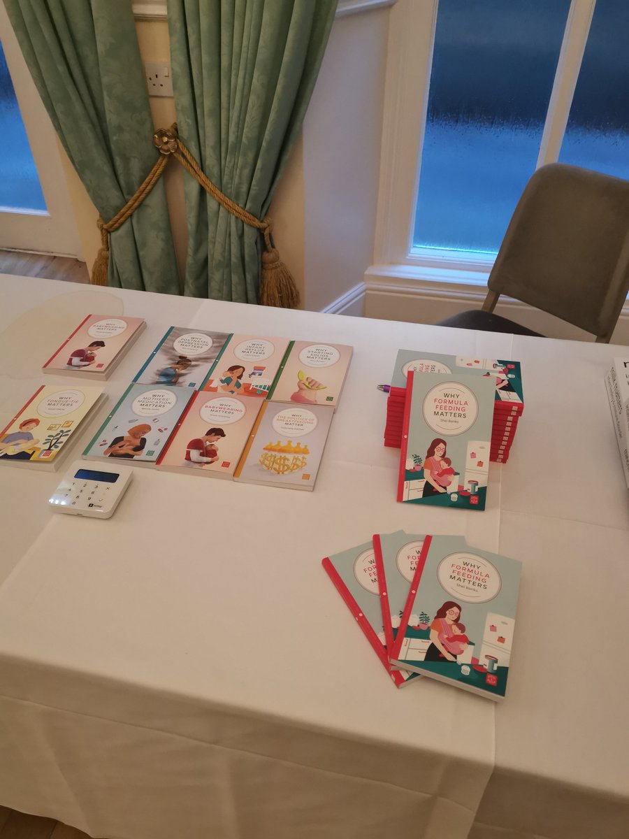 I am pro supporting parents to meet their feeding goals and creating environments that allows parents to choose without barriers and commercial influence.  I think this image of the book table at the #MAINN2023 conference reflects this
#MilkMatters