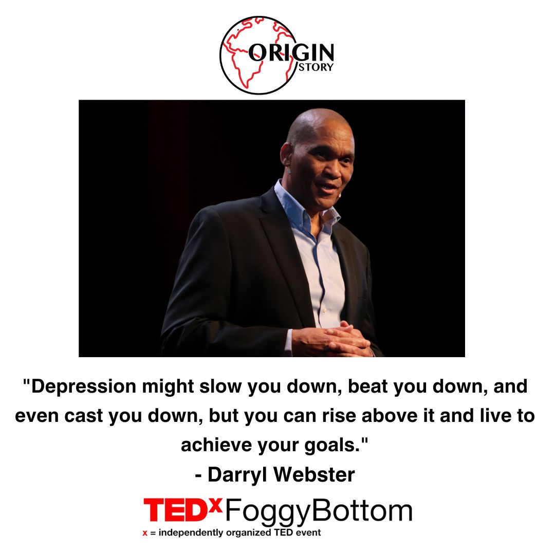 "Depression might slow you down, beat you down, and even cast you down, but you can rise above it and live to achieve your goals." #TEDxFoBo23