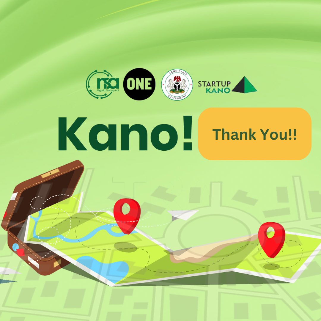 Thank you Kano for hosting the <a href="/nsa_stateadoptn/">NSA State Adoption</a> team and other stakeholders in the innovation, business and technology ecosystem. The engagement event which was organized in partnership with <a href="/ONEinNigeria/">ONE in Nigeria</a> and <a href="/StartupKano/">Startup Kano - Center for Innovation Development</a> was an energetic and engaging experience. #GetAdopted #NSA