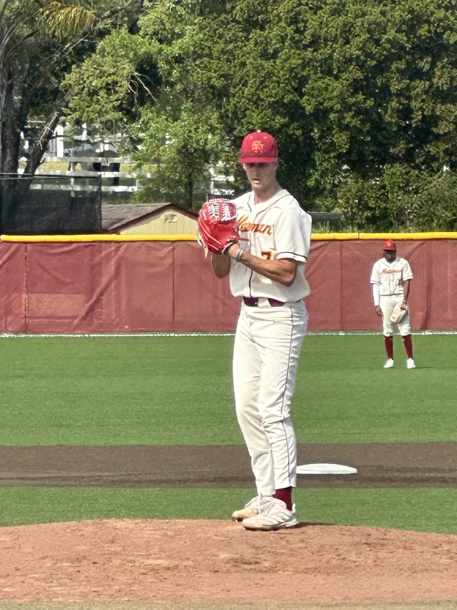 Was at the last of my godson <a href="/LandenRota/">Landen Rota</a>’s high school games that I’ll get to see. 
Wow he did great pitching the entire game. He’s tough under pressure