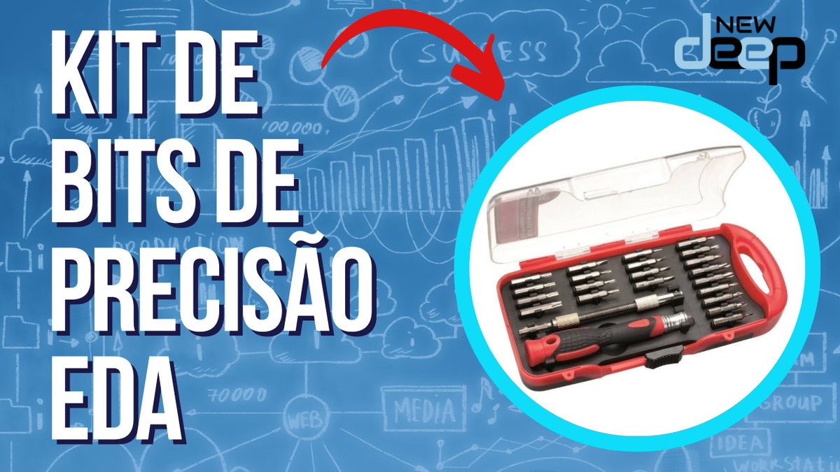 newdeepservicos's tweet photo. Jogo de Chave e Extensão Flexível 23 Peças 9JF EDA | Kit de Bits de Prec... https://t.co/E7FKzJwzFH 

#NewDeep #VemParaNewDeep #ServicosDeTecnologia #Tecnologia #TI #Technology   #Eda #Ferramentas #ChaveDePrecisaoEda https://t.co/tWg2DuT3UB