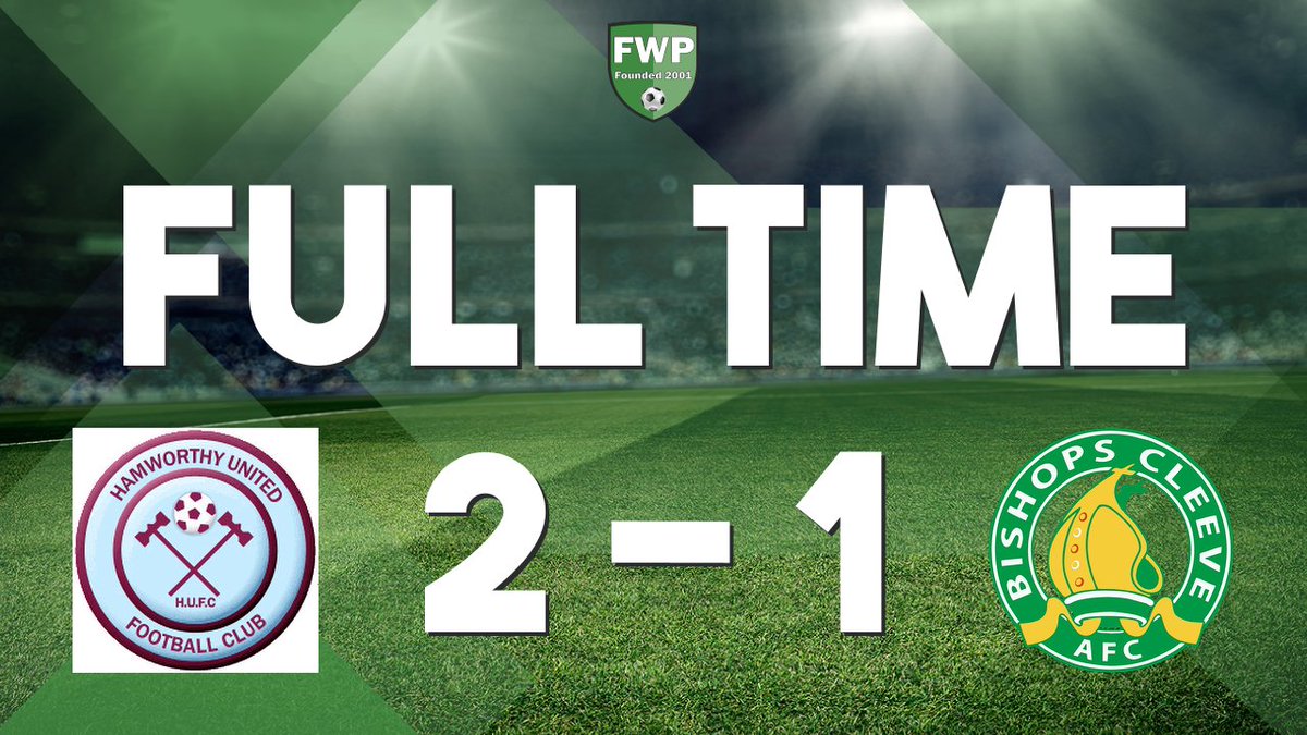 FULL-TIME: Hamworthy United 2-1 Bishops Cleeve fwp.co/tu2UPY