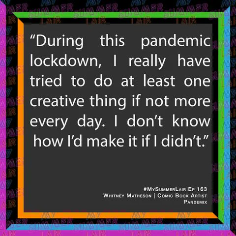 mypalsammy's tweet photo. #EarJoy 🎧 Are you going to #bics today? My @StMarksComicsNY recommendation is @deanhaspiel & @whitneymatheson.
Whitney visited @MySummerLair to talk about #Candy, #Creativity, #Curation & #Comics including #Pandemix: Quarantine Comics.
Check it out!
https://t.co/scolA3bfHg https://t.co/nxbUEOsJhF