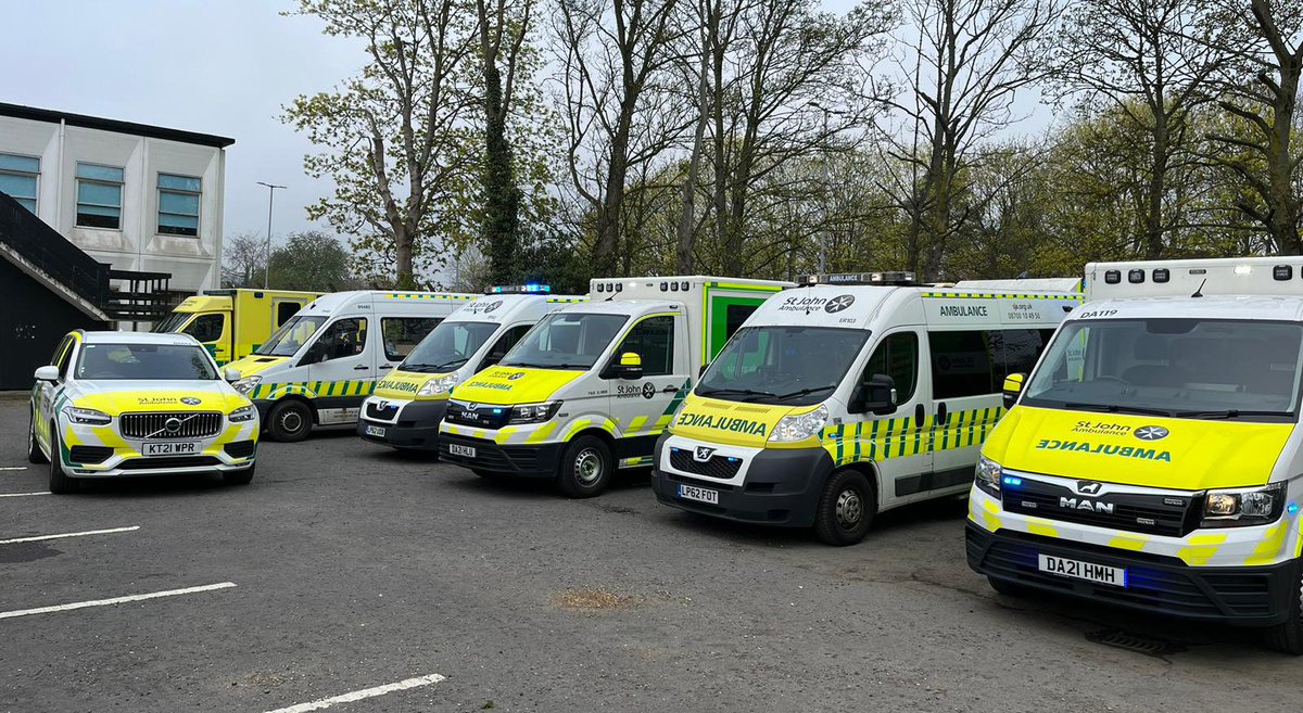 Just a snippet of the #fleet heading from  the East Midlands Region down to London for the marathon, taking a pit stop in Stevenage!