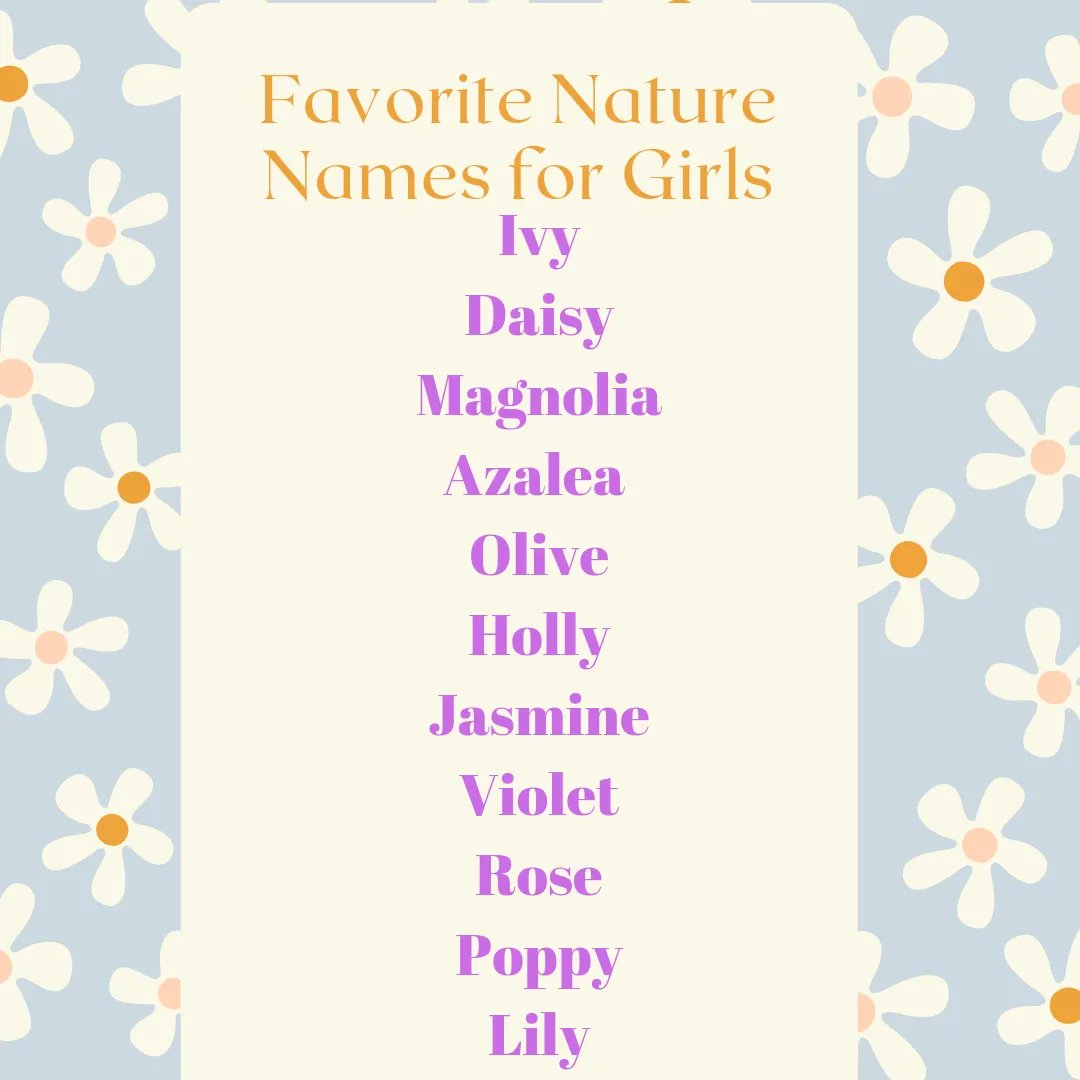 HannahStrom9's tweet image. #EarthDay #babynames #naturenames #earthday 

Do you have any characters with nature names? I have Poppy and a character named Magnolia who goes by Nola.