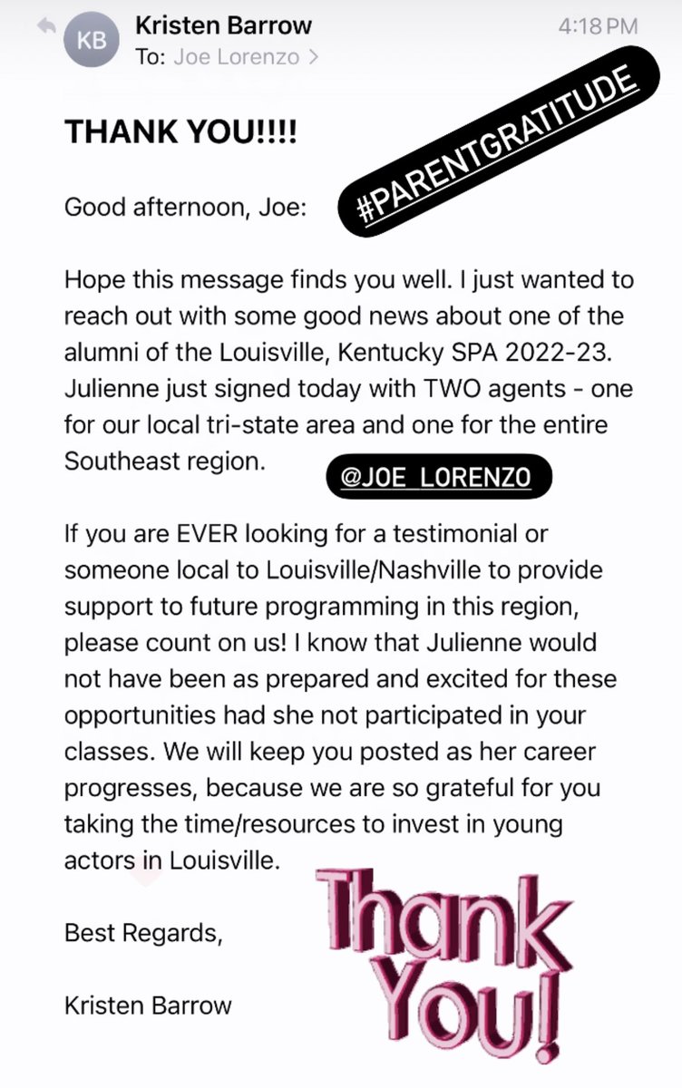 #PARENT GRATITUDE 🙏 #LoveWhatYouDo #SocietyPerformers get signed by the BEST #TalentAgents