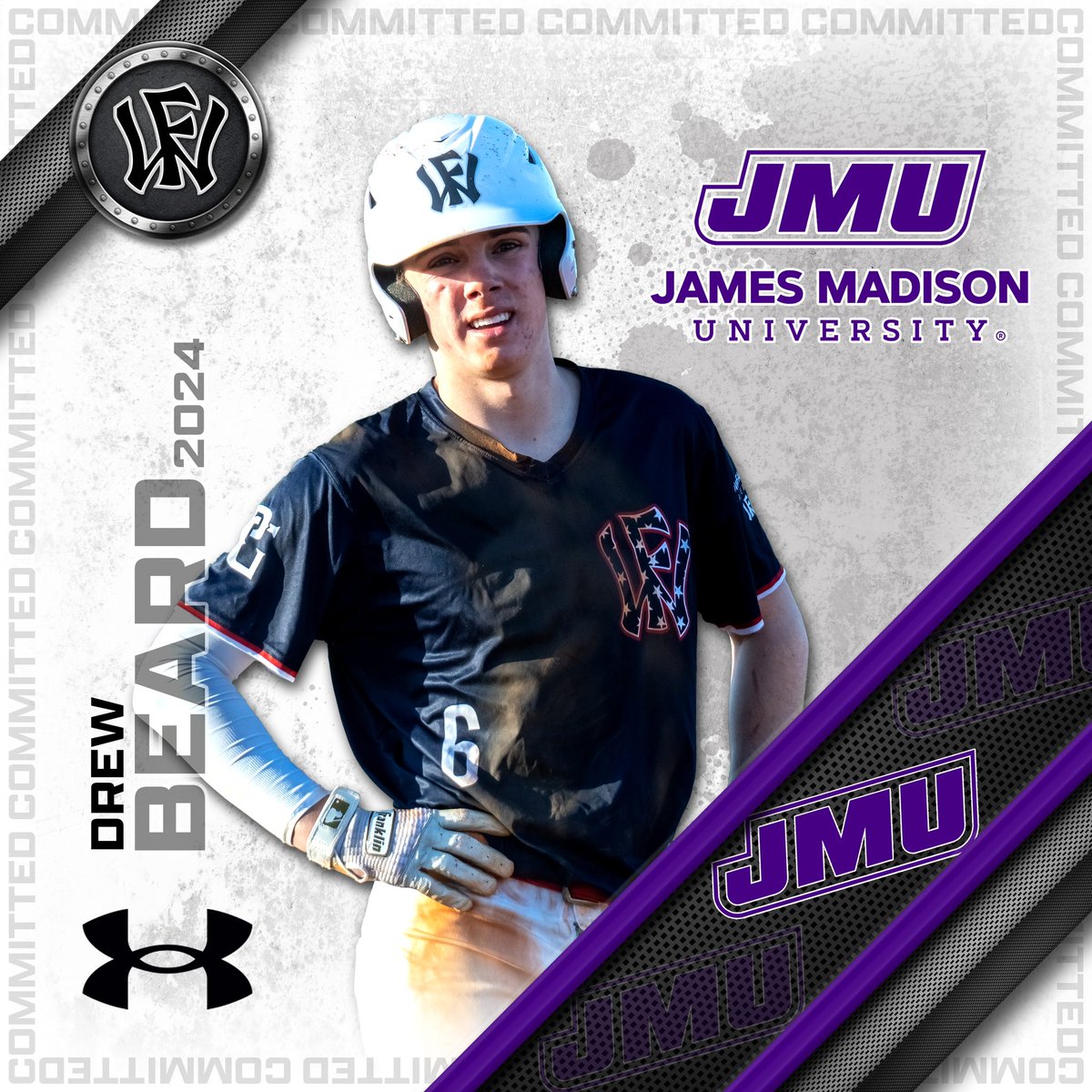 DrewBeard2024's tweet photo. Excited to continue my athletic and academic journey at James Madison University! @WFPatriots @CharChristAD @JMUBaseball @CVasami https://t.co/cOU7Uv7ZHC