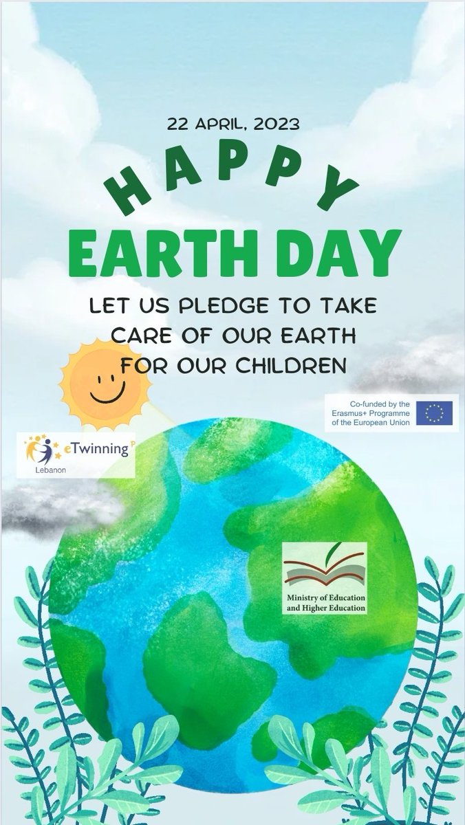 Carolineghos's tweet photo. Take action now. We cannot wait for others to take action for us. Happy Earth Day!

#euinlebanon #etwinningproject  #eTwinning #erasmus #erasmusplusproject #ErasmusPlus #Earthday!  #Happyearthday! https://t.co/z8v5SH9Hq4
