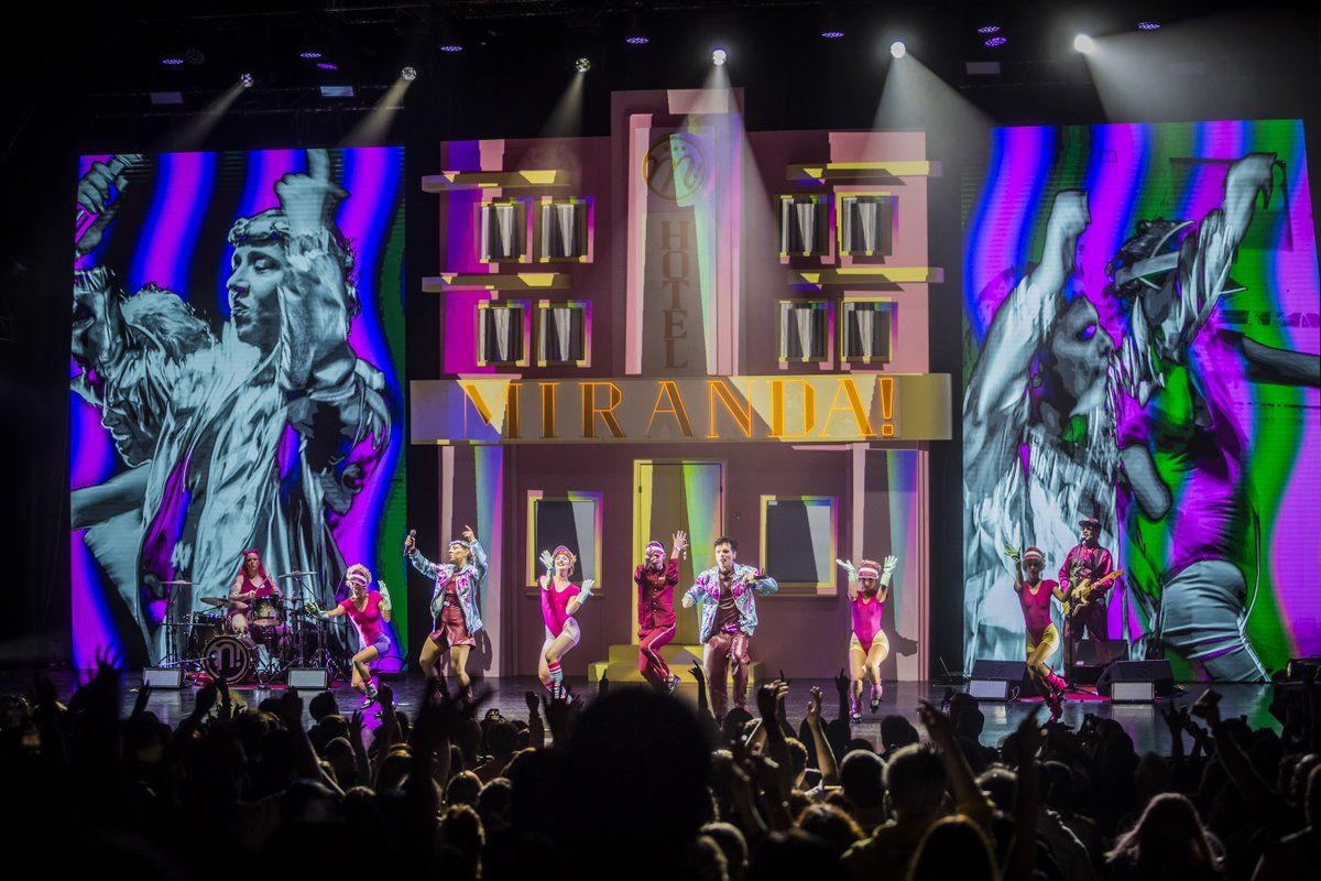 mirandaenvivo's tweet photo. ¡Qué noche increíble! 
¡Abrimos el HOTEL MIRANDA! 🛎️ ayer en el @teatrogranrex  y fue una fiesta de música, alegría y colores!
En un proyecto muy único y especial, y seguimos muy emocionadxs por lo que sucedió anoche. https://t.co/vX6vNnNoKo
