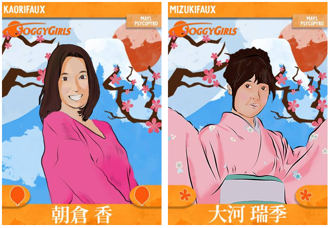 Psycopyr0's tweet image. So nice to see my 2 SOGGYGIRLS on the Season 9 of @FAUXSOGS !

SOGGYGIRLS are a tribute to #BITGIRLS