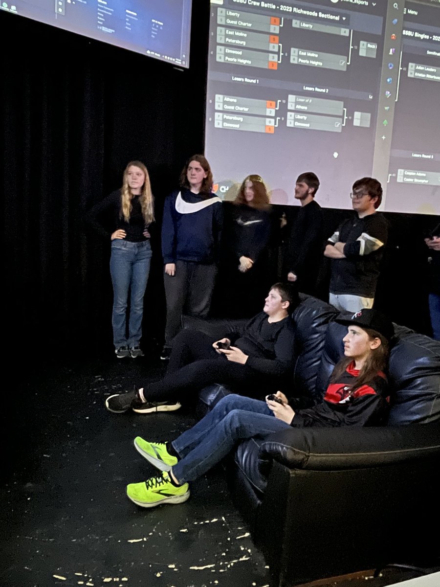 abmorse67's tweet photo. EHS eSports making their presence known today in Super Smash Brothers Crew Battles!  #trojanforce322 https://t.co/M5uNAURo07