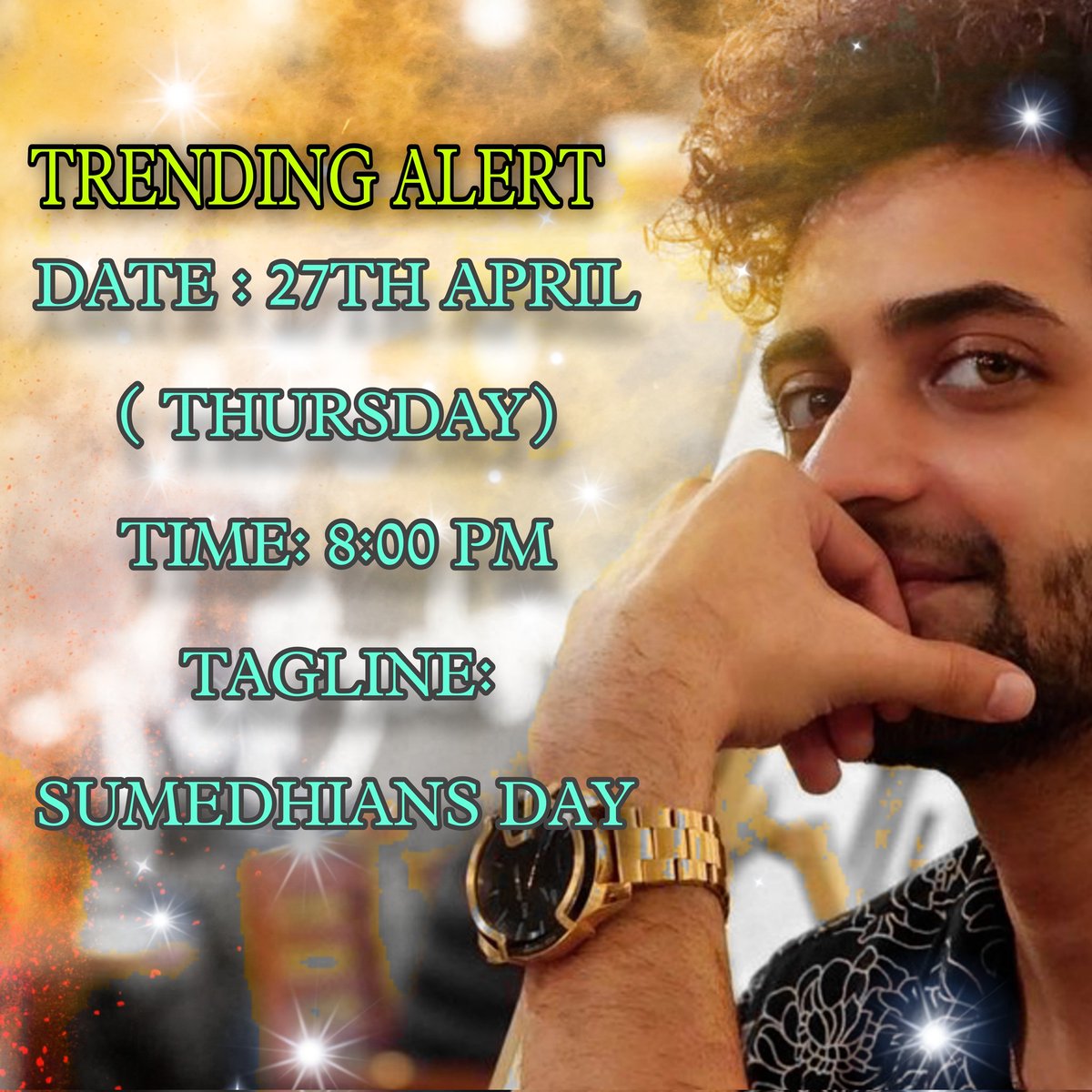 thankyousumedh's tweet photo. WE ARE RESHARING OUR POSTER AGAIN!
CHECK THIS OUT &amp; SPREAD IN A MAXIMUM WAY THAT EVERYONE JOINS WITH LOVE &amp; MAKE THAT DAY WARM, SPECIAL FOR HIM &amp; US 💙🩷
Please RT to spread massively. 
#SumedhMudgalkar #SumedhKeSumedhians #Sumedhians https://t.co/qKRXzGan7V