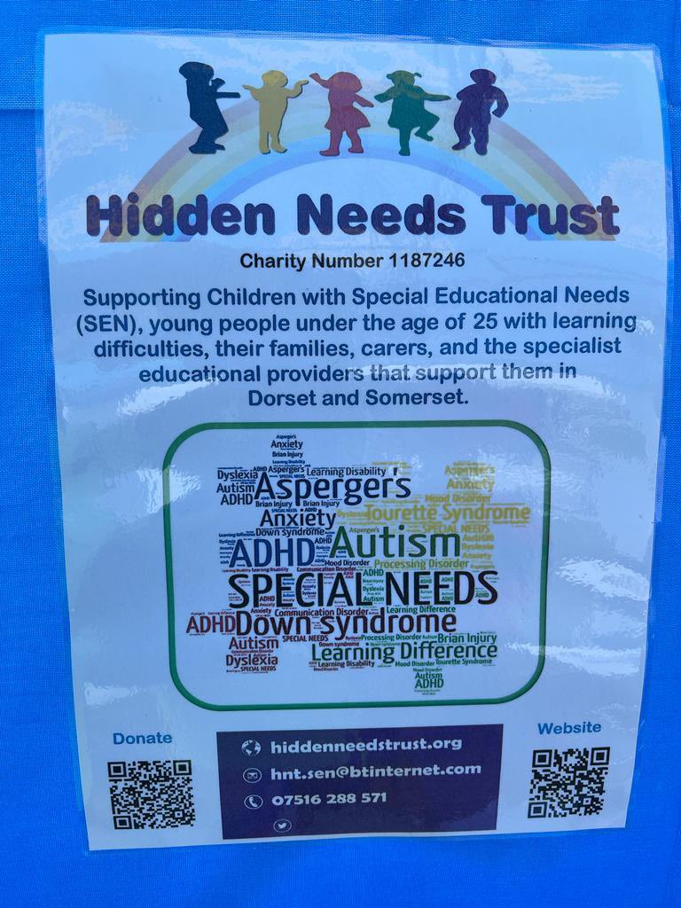 It was great to be able to support <a href="/HiddenNeedTrust/">Rachel Goodfellow</a> this afternoon as she came through Poundbury! 💙

The sun even came out as she arrived! 🤩