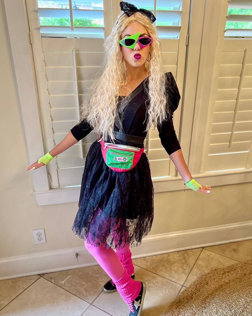 80’s themed dance at school last night… I’m pretty sure only the kids are supposed to dress up, not the chaperones, but man did she look good! I’m one lucky guy. <a href="/ginamflowers/">GIna m flowers</a> instagr.am/p/CrWA-pSOBsp/