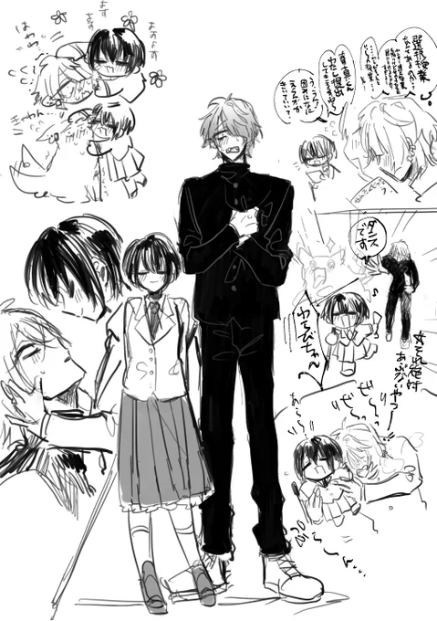@tuyouru_tl 成立絵描く前に落書きしてしまった まだCSにツリーもしてないぞお前‼️💥 