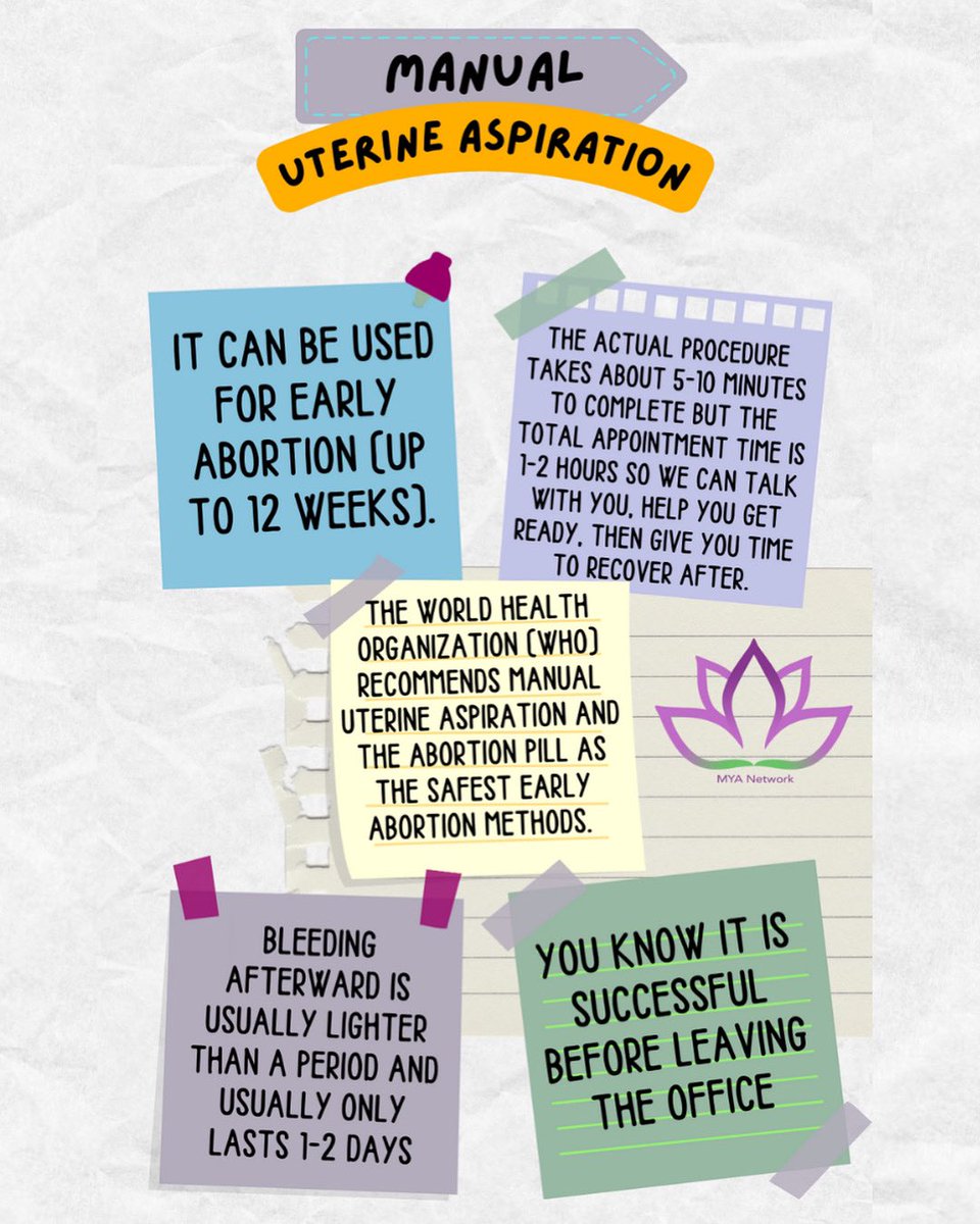 Here is some information on MUA (manual uterine aspiration).
#abortion #myanetwork #mua #manualaspiration #abortionishealthcare #abortionisessential