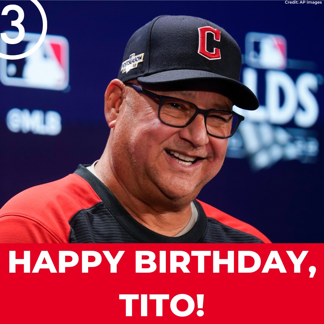 HAPPY BIRTHDAY to Cleveland Guardians manager Terry Francona  