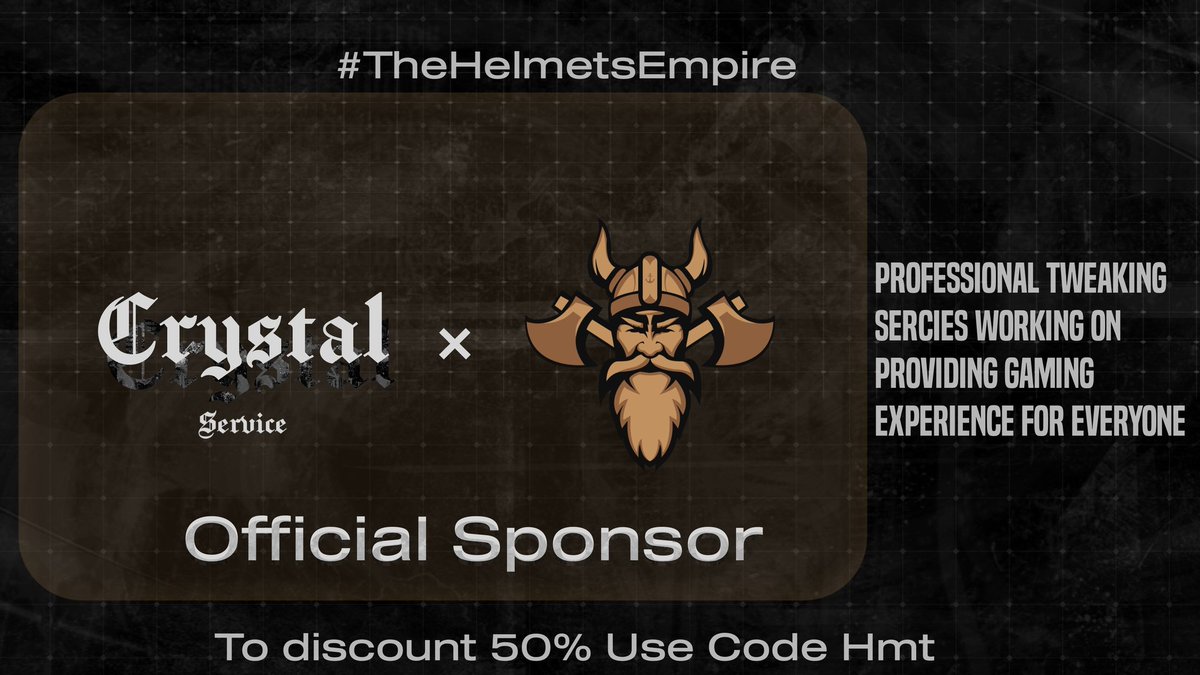 Twargg_'s tweet photo. We are happy to announce to you the new Sponsor of the team and we ask Allah for success for us and for them 
..
DON'T FORGET TO USE CODE HMT TO DISCOUNT 50% 
#TheHelmetsEmpire https://t.co/CjHuAk5Oj3