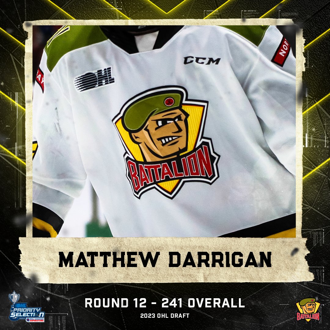 North Bay Battalion on X: With the 261th overall selection in the 2023  #OHLDraft, the North Bay Battalion selects Deke Osterhout. Welcome to The  Bay!  / X
