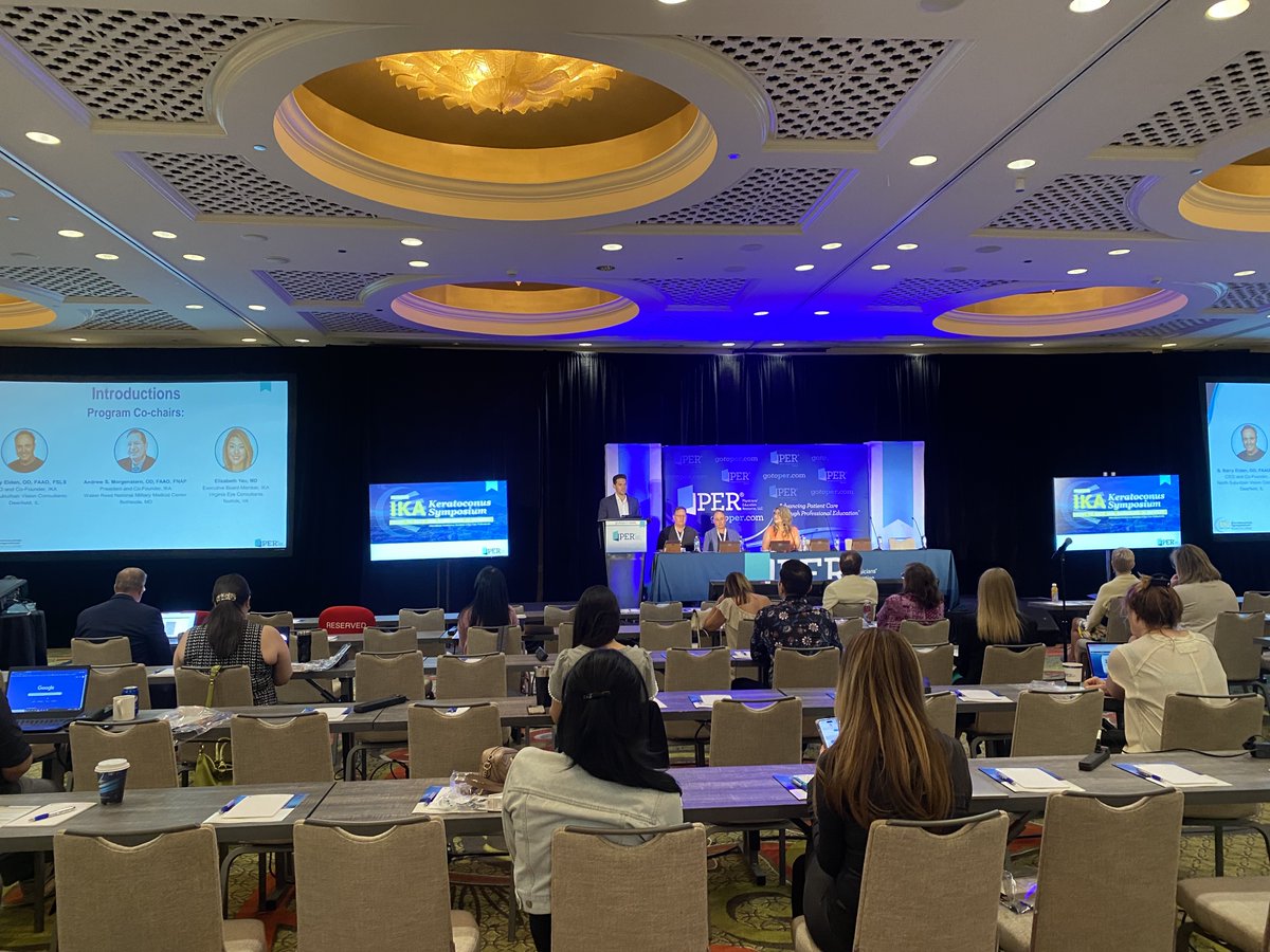 We're off! Co-chairs S. Barry Eiden, Andrew Morgenstern, and Elizabeth Yeu kicked off the inaugural IKA Keratoconus Symposium this morning in Scottsdale, AZ. Keep an eye on our feeds for live coverage! #keratoconus