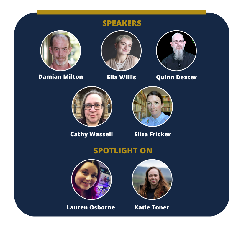 NEAutismSociety's tweet photo. We're pleased to announce the amazing line-up for our Acceptance Matters virtual conference on  26th May.

They'll be speaking about the double empathy gap, gender identity, alexithymia, school-based anxiety and positive autistic identity.

Sign up at: https://t.co/j47s4J15nY https://t.co/rYX2pLYCWg