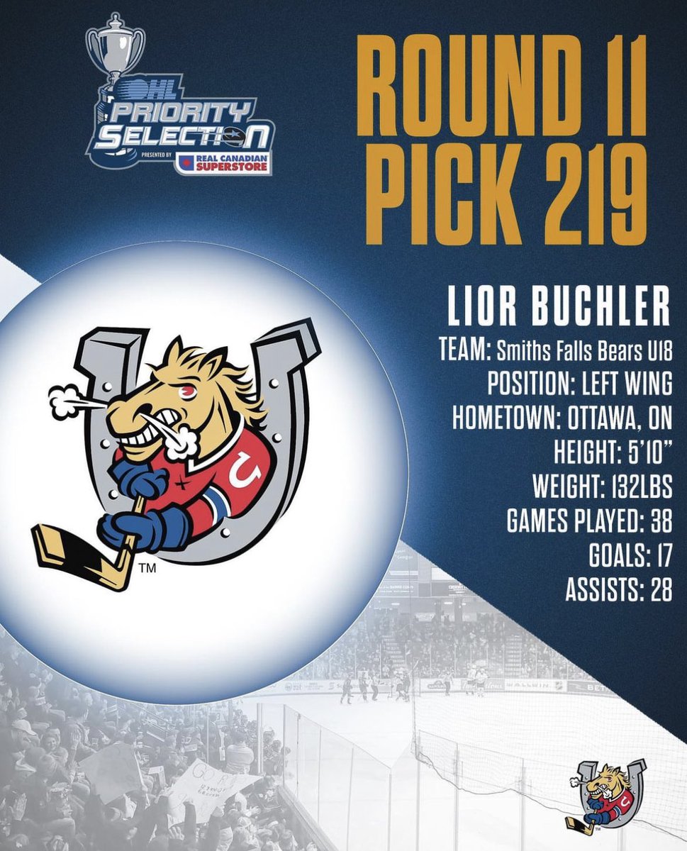 devcohockey's tweet photo. Congrats to rostered 07 WYC player Lior Buchler on being drafted by the Barrie Colts in the OHL! https://t.co/2xqABXqdHJ