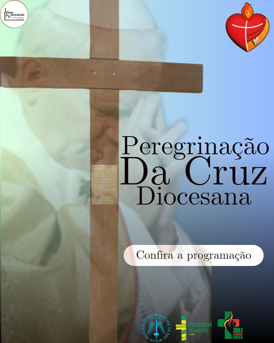 _sjsm's tweet photo. Peregrinação da Cruz Diocesana 
Início 20 de Maio de 2023
Setor Guaianases 

#CruzPeregrina https://t.co/kKP5jDfmMJ