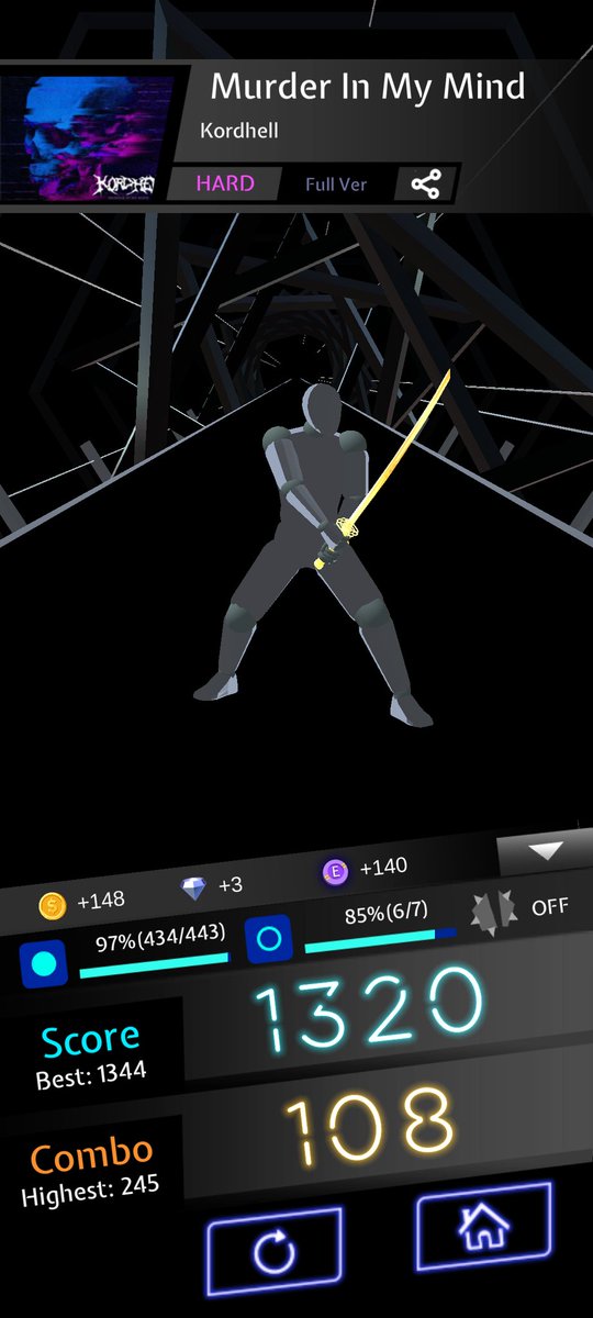tentyp14's tweet photo. Check out my scores in this trending music game!🎵
Addictive, exciting and challenging.🔥
Download now and play with me!
👉Beat Blade: Dash Dance👈
#beatblade #beatbladedashdance #musicgame #rhythmgame https://t.co/ISEGDHx9WH