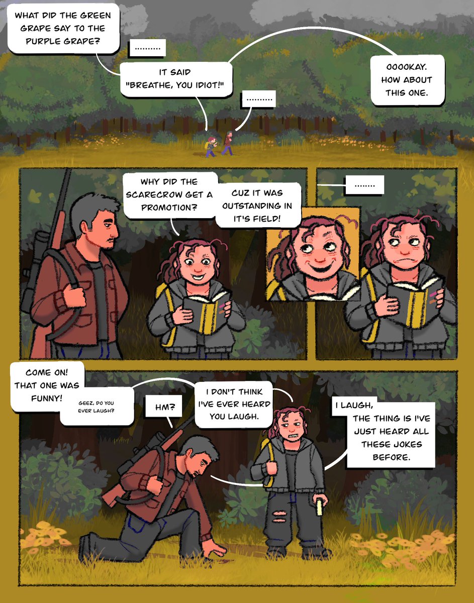 Short tlou comic from that poll #tlou #TheLastOfUs blood // try 2 