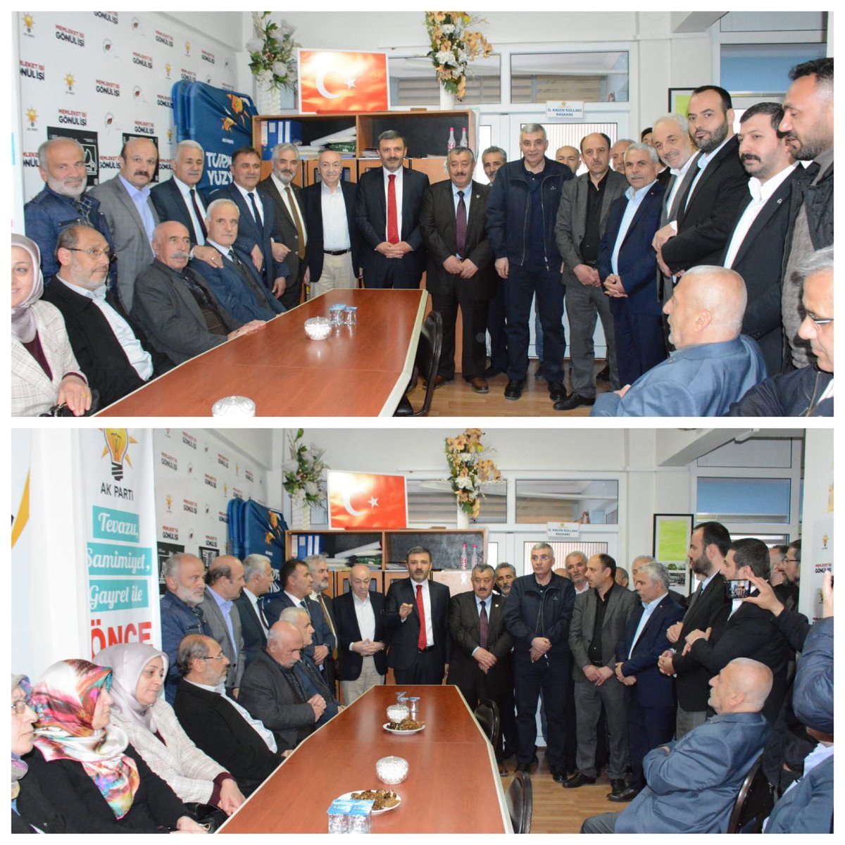 celalettin_kose's tweet photo. AK Parti Gümüşhane İl Başkanlığımızın düzenlediği bayramlaşma programında teşkilatımız ve hemşehrilerimizle bayramlaştık.

Bu vesileyle milletimizin Ramazan Bayramını tekrar tebrik ediyorum.

Başlasın #TürkiyeYüzyılı https://t.co/fyr84MldC3