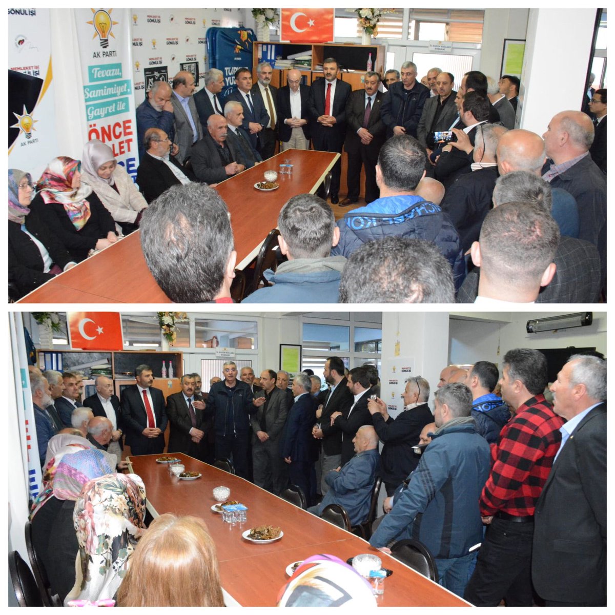 celalettin_kose's tweet photo. AK Parti Gümüşhane İl Başkanlığımızın düzenlediği bayramlaşma programında teşkilatımız ve hemşehrilerimizle bayramlaştık.

Bu vesileyle milletimizin Ramazan Bayramını tekrar tebrik ediyorum.

Başlasın #TürkiyeYüzyılı https://t.co/fyr84MldC3