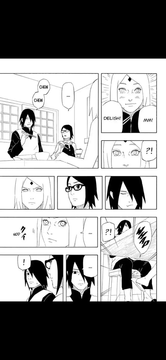 jfkfkdjd she's kicks him to remember to compliment his daughter's cooking 😭 