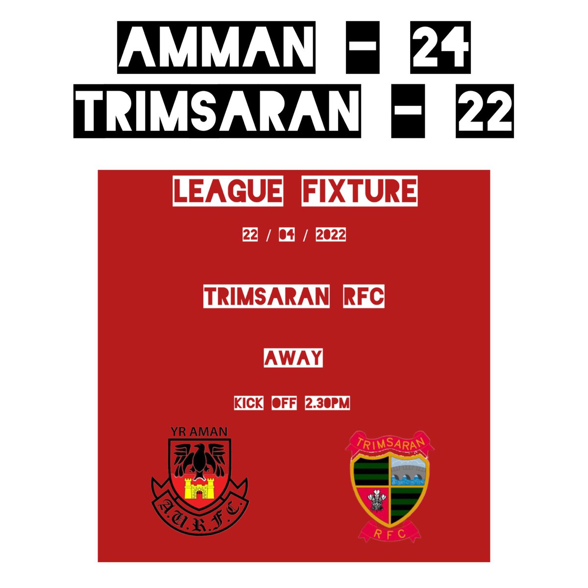 AmmanUnitedRFC's tweet photo. Final Score from today’s game. 

Man of the match went to Iestyn Griffiths. 🏅. Iestyn secured victory for us with a 79th minute drop goal. 🏉. 

#Amdani #RollAlong https://t.co/WvvehdJNYg