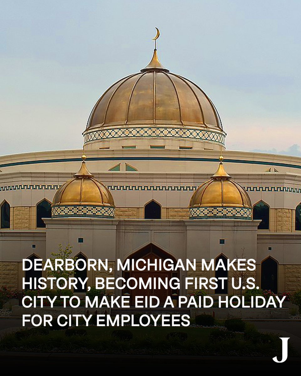 #icymi: #Dearborn, Michigan became the first U.S. city to recognize #Eid as a paid holiday for city employees 🌙
