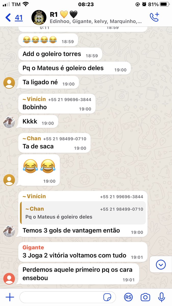 Alô <a href="/Vini_Nicin/">Vinícius</a> continuo sem nenhuma derrota contra você hein ! 
Ainda tenho um título em cima do seu time !!