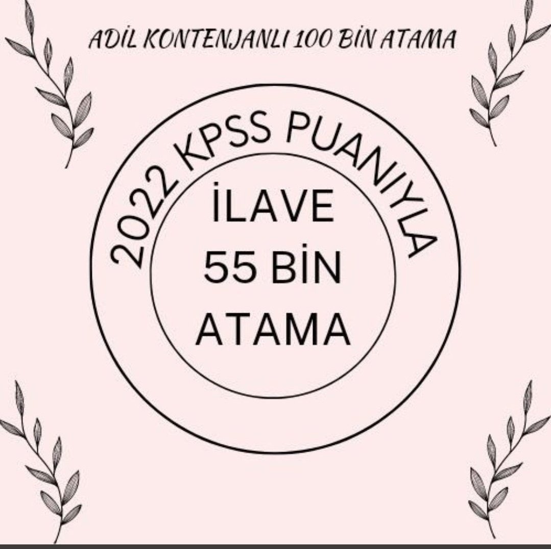 Öğretmenin umudu devlettir. Devletin geleceği öğretmendir. Biz öğretmenler olarak sizlerden talebimiz 'ilave 55 bin atama' talebimizin karşılık bulacağına inancımız tamdır.
<a href="/RTErdogan/">Recep Tayyip Erdoğan</a>
<a href="/NumanKurtulmus/">Numan Kurtulmuş</a>
<a href="/fuatoktay/">Fuat Oktay</a>
<a href="/ikalin1/">İbrahim Kalın</a>
<a href="/fahrettinaltun/">Fahrettin Altun</a>
<a href="/omerrcelik/">Ömer Çelik</a>
<a href="/tcmeb/">Millî Eğitim Bakanlığı</a>
#ÖğretmenEk55BiniBekliyor