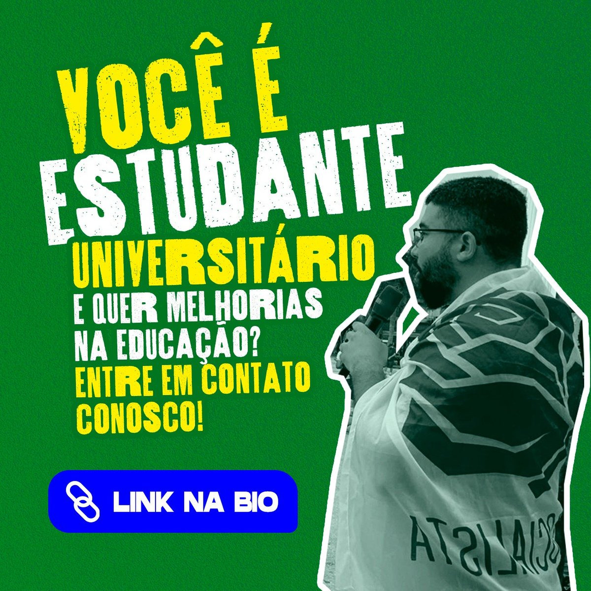 jspdtma's tweet photo. 📢 Você, estudante universitário, quer fazer a diferença na luta por uma educação mais participativa?

🌹 Então junte-se ao Movimento Reinventar e faça parte da vanguarda do trabalhismo em prol das juventudes. Entre em contato conosco!

#MovimentoReinventar
#RumoAoCongressodaUNE https://t.co/pMipnoQMPA