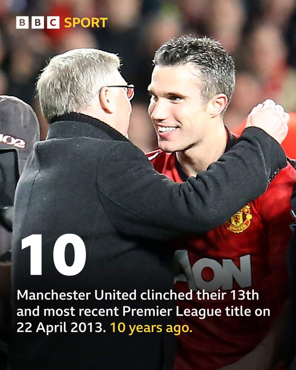 CarlSherlock's tweet image. So it's 10 years today since Manchester United last won the league.
I was dating my wife for 2 months at that time, so since we won the league, I've had a 10 year relationship, gotten married 3 times, bought a house and had a kid and we still haven't won it 
#ManchesterUnited