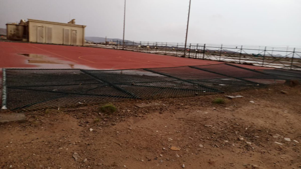 AlwhdaClub's tweet photo. نادي الوحدة الرياضي ، يتعرض للدمار ، بعد الإعصار القمعي اليوم . https://t.co/zoFqxg7DfE