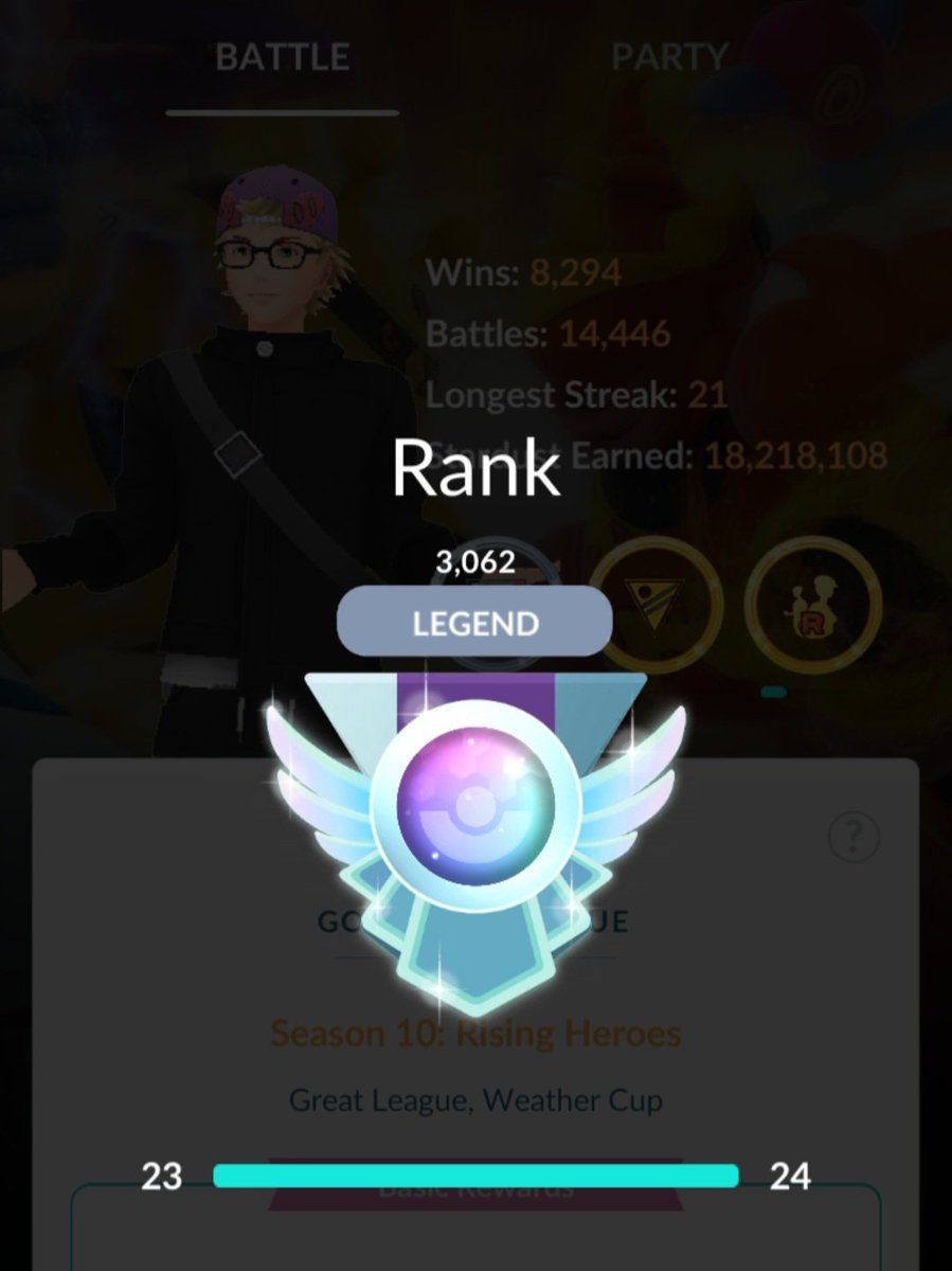 Back to my shadow Gliscor team for the final push! #PVP #PokemonGo #GBL #GOBattleLeague