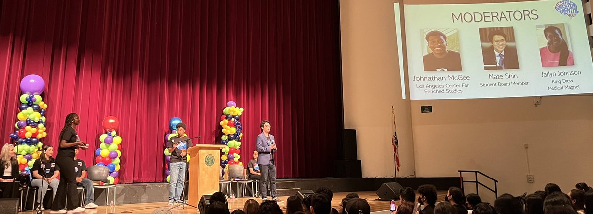 Thank you Nate, Johnathan, and Jailyn for your leadership at our 1st Annual Student Mental Health &amp; Wellness Symposium🥰<a href="/LASchools/">Los Angeles Unified</a> <a href="/LAUSD_Achieve/">Los Angeles Unified Division of Instruction</a> #studentempowerment #MentalHealthAwareness