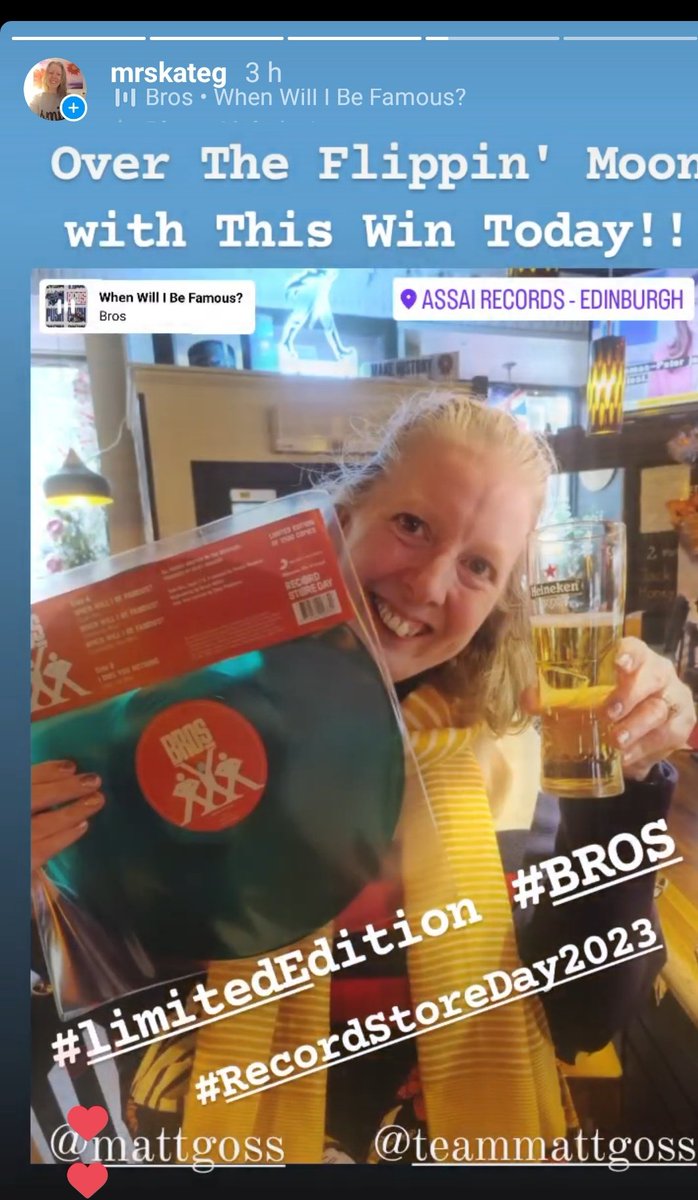 symroboticfi's tweet photo. #RecordStoreDay2023 #BROS #WWIBF #LimitedEdition1500 @MattGoss #StillShiningBrightly
๐ค๐๐
https://t.co/SgZMZVNBwS https://t.co/ecxNPObf4R