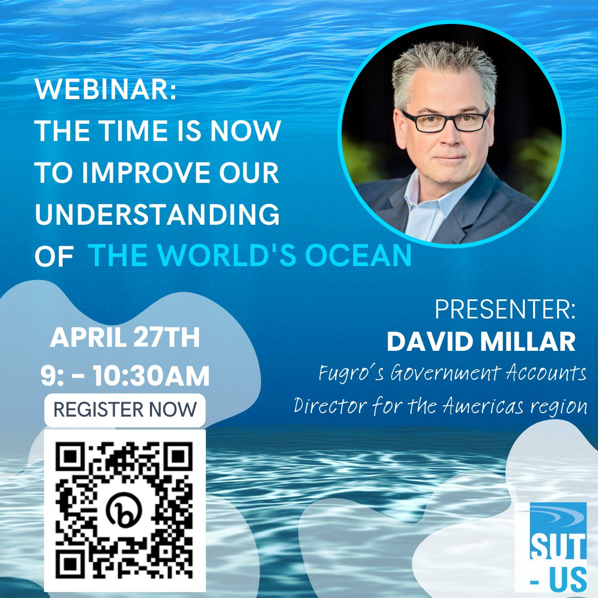 Please Join us Next Week! Register Now with the QR below!  #subsea #subseaengineering #underwatertechnology #offshore #innovation #technology #oilandgas #sutus #operations #houston #houstontx #houstonbusiness #engineers #GEBCO #fugro
