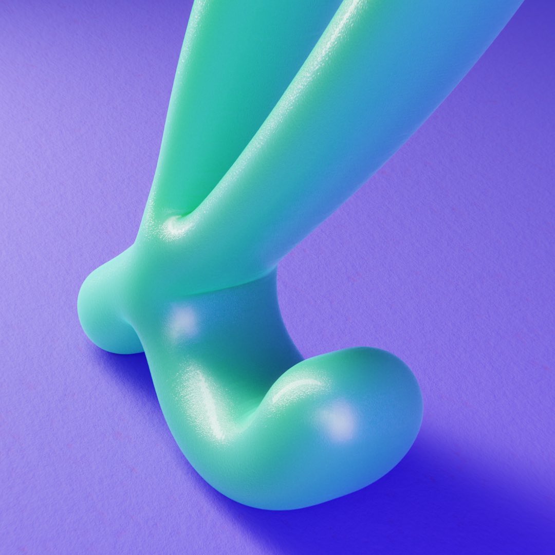 peterlundblad's tweet photo. a loopy l for #36DaysOfType #Blender3d https://t.co/Mtmm0FXkd6