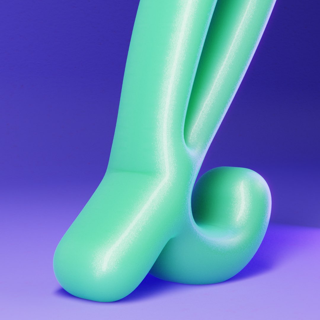peterlundblad's tweet photo. a loopy l for #36DaysOfType #Blender3d https://t.co/Mtmm0FXkd6