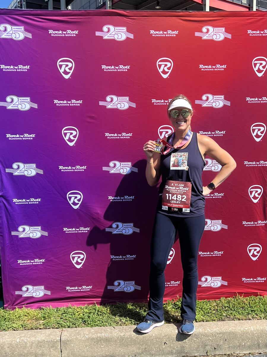 I can’t feel my legs- but I did it! <a href="/RunRocknRoll/">Rock ‘n’ Roll Running Series</a> <a href="/StJude/">St. Jude</a>