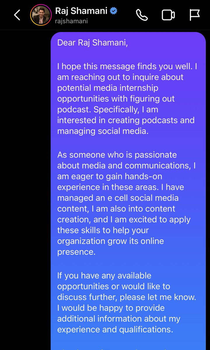 shivg2303's tweet photo. What is manifestation?!

So basically i cold messaged @rajshamani so that i can get on board as a podcast editor, although he didn’t see that message, but yesterday he announced opening for the same job!

Lets hope that this manifestation is worth it https://t.co/FsrQVGgM0n