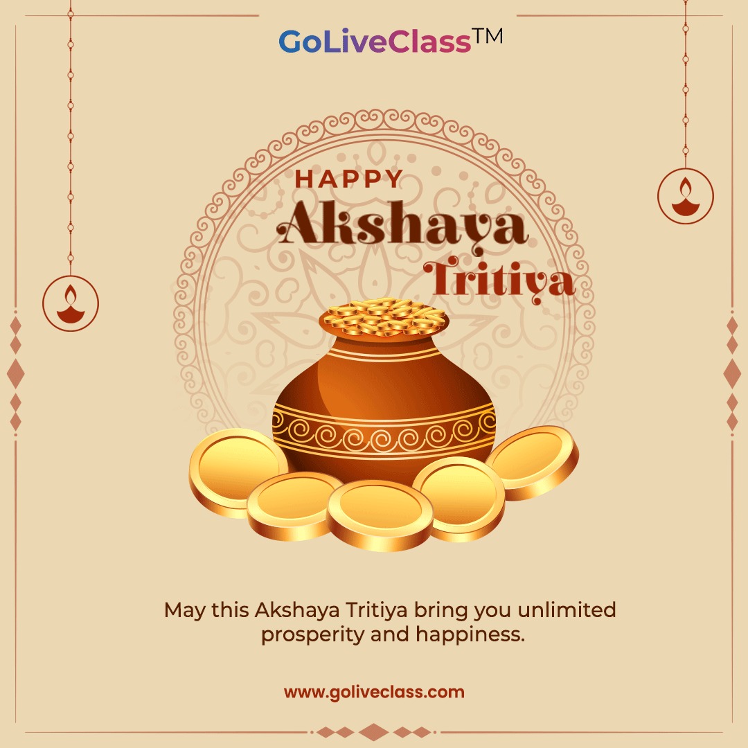 goliveclass's tweet photo. May this Akshaya Tritiya bring prosperity and happiness to your life.
Happy Akshaya Tritiya to all.

#akshayatritiya #akshayatritiya2023 #hindufestival #festival #goliveclass https://t.co/9txcu7lGDk