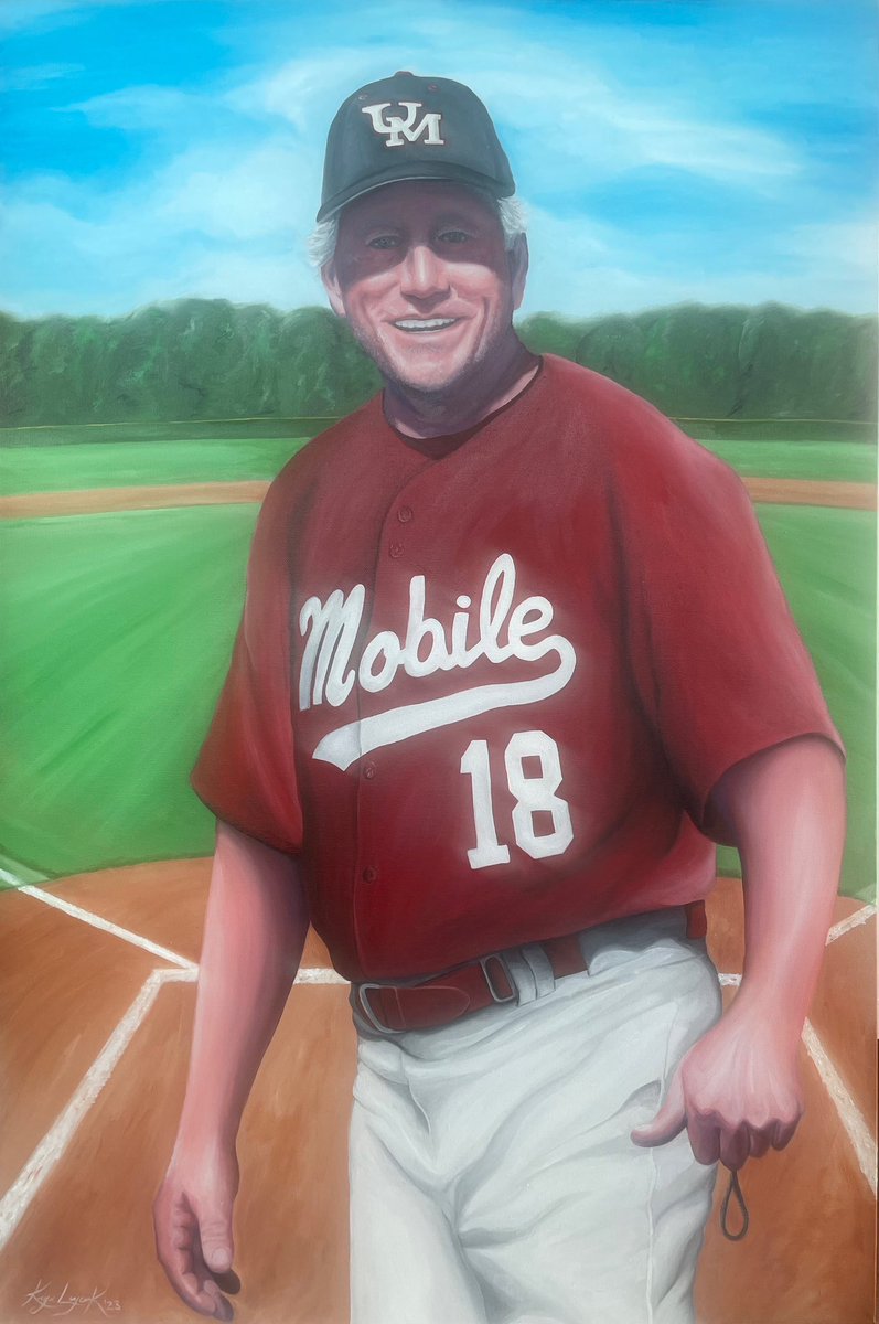UMobileRams's tweet photo. Check out the newest addition to Jacobs Field, created by former Ram Keegan Laycock!

“I did this painting as just one more way to keep the memory of Coach Jacobs alive,” said Keegan.

Thank you for your dedication on this incredible artwork, Keegan!

#Rammit #BeKnownUM #MJ18 https://t.co/I14cnbeqzr